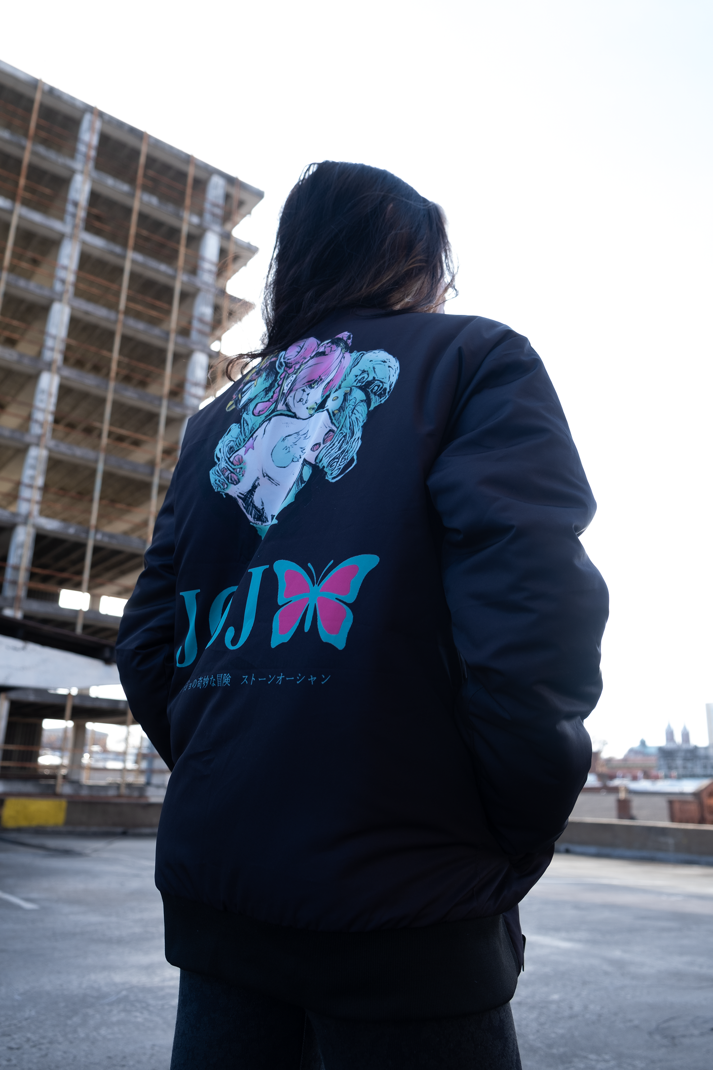 Jojos Bizarre Adventure Jolyne Reversible Bomber
