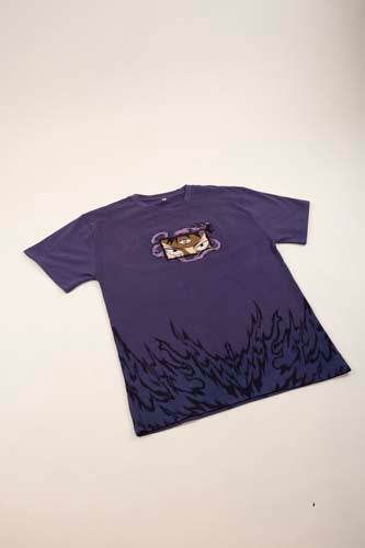 Yu-Yu Hakusho Hiei Black Flame Shirt