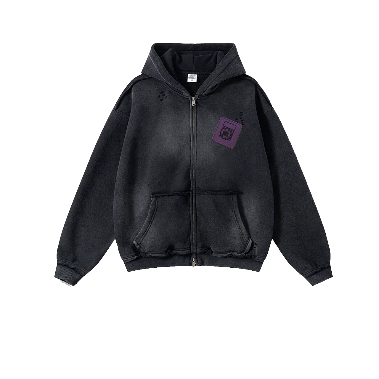 RAIDERS DISTRESSED JACKET