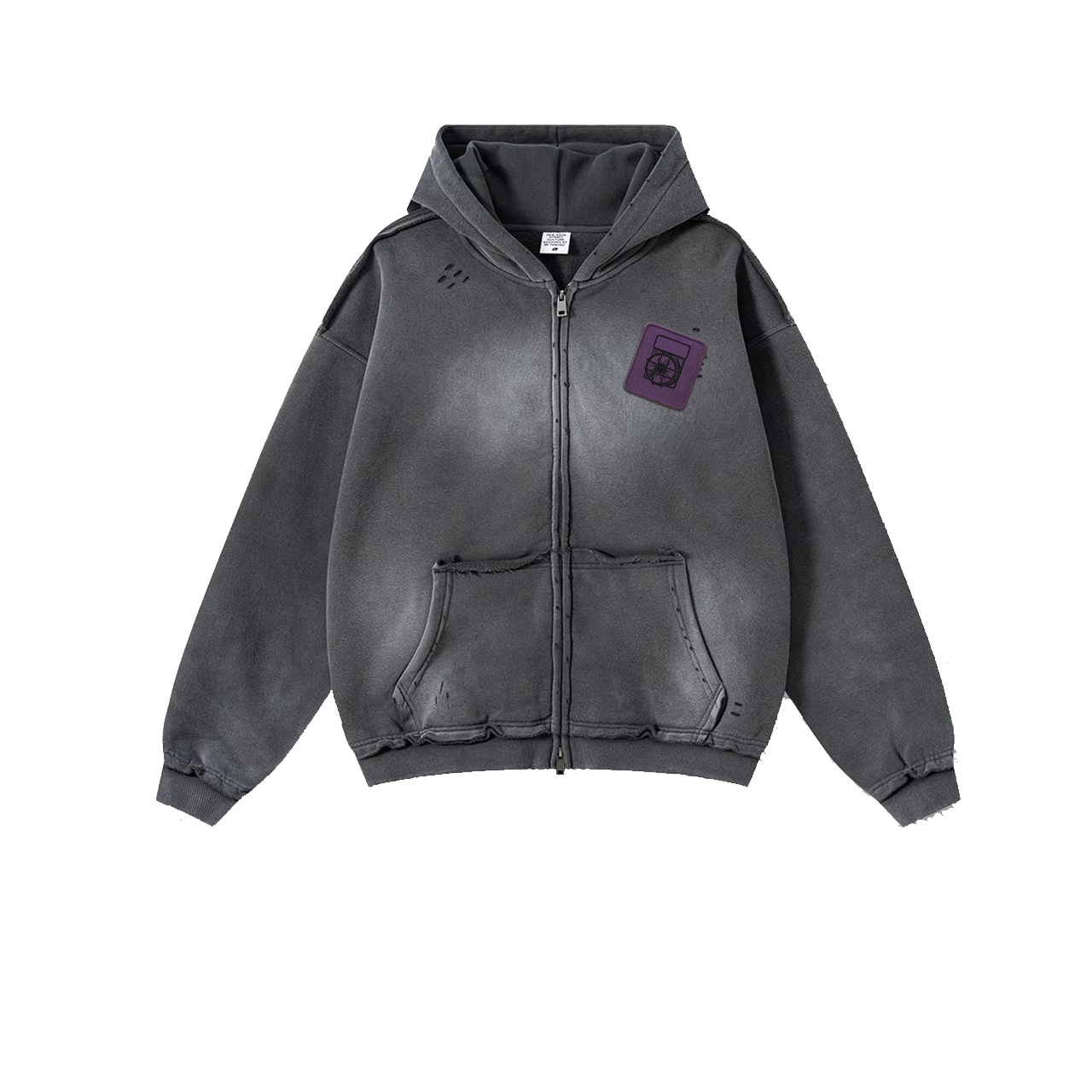 RAIDERS DISTRESSED JACKET